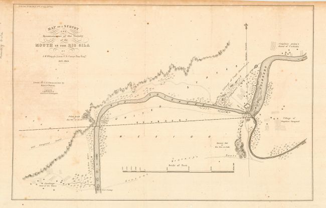 Map of a Survey and Reconnaissance of the Vicinity of the Mouth of the Rio Gila