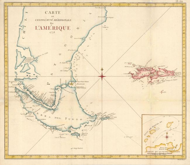 Carte de l'Extremite Meridionale de L'Amerique