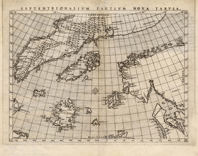 Septentrionalium Partium Nova Tabula