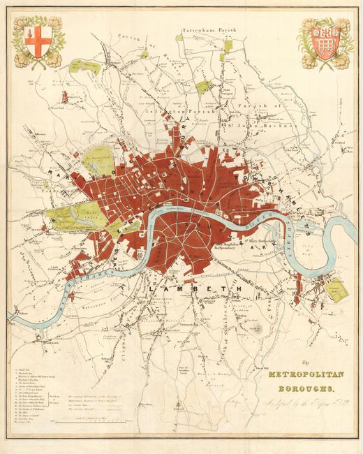 The Metropolitan Boroughs, As defined by the Reform Bill