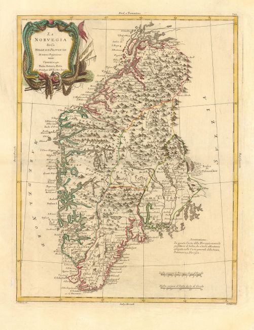 La Norvegia divisa Nelle sue Provincie Di nuova Projezione