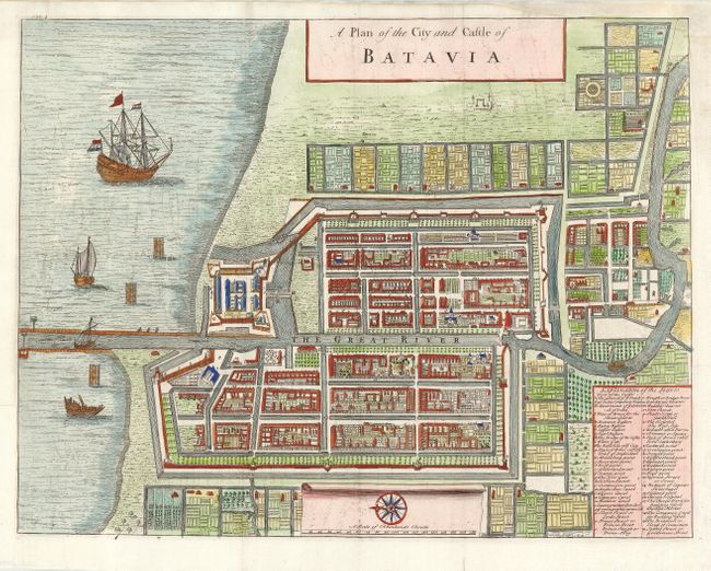 A Plan of the City and Castle of Batavia