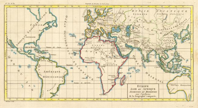 Europe Asie et Afrique Anciennes et Modernes pour l'Intelligence de la Geographie comparee