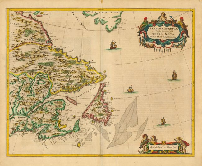 Extrema Americae Versus Boream, ubi Terra Nova Nova Francia
