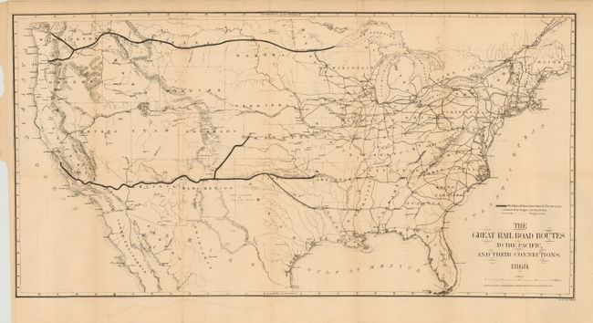 The Great Railroad Routes to the Pacific, and Their Connections