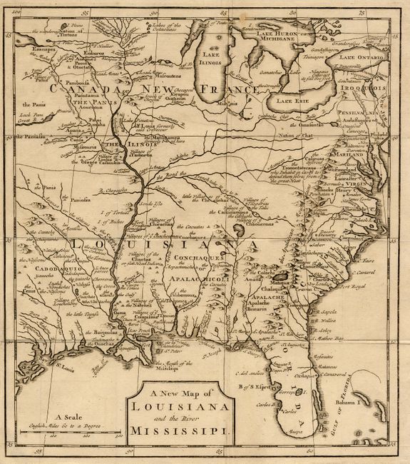 A New Map of Louisiana and the River Mississippi