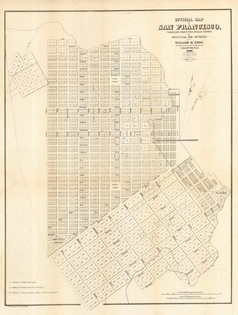 Official Map of San Francisco, Compiled from the Field Notes of the Official Re-Survey made by William M. Eddy