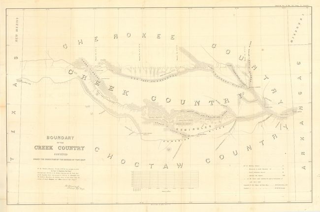 Boundary of the Creek Country Surveyed Under the Direction of the Bureau of Topl Engs.