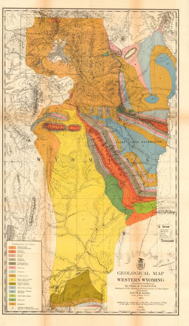 Geological Map of Western Wyoming