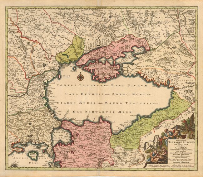 Nova et accurata Tartariae Europae seu Minoris et in specie Crimeae Delineatio Geographica