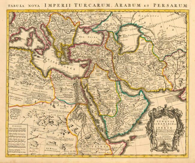 Carte de la Turquie de l'Arabie et da le Perse