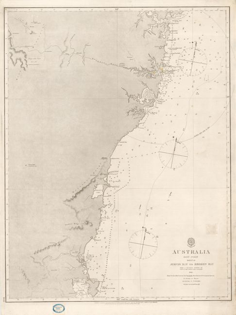 Australia - East Coast Sheet III Jervis Bay to Broken Bay