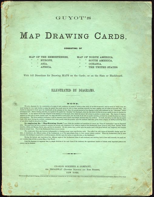 Guyot's Map Drawing Cards