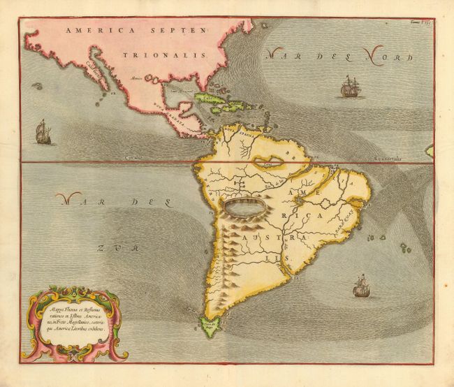 Mappa Fluxus et Refluxus rationes in Isthmo Americano, in Freto Magellanico