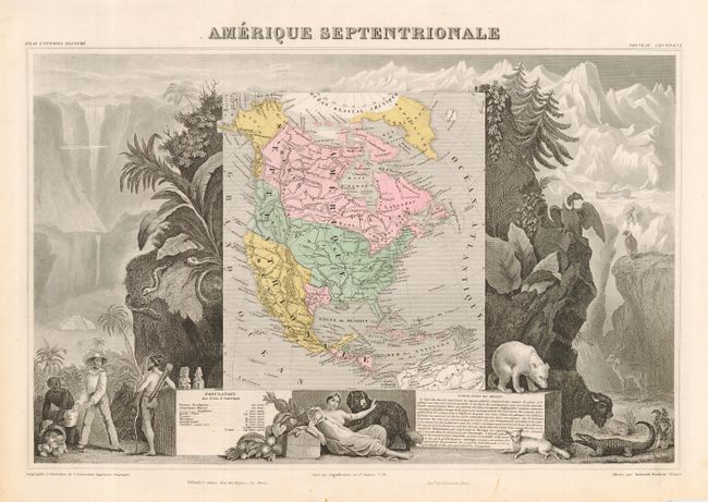 Amerique Septentrionale [in set with] Amerique Meridionale