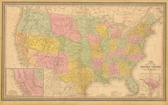 Map of the United States of America by J.H. Young