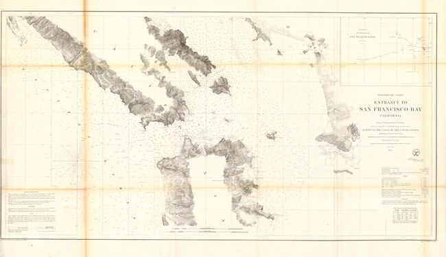 Preliminary Chart of Entrance to San Francisco Bay