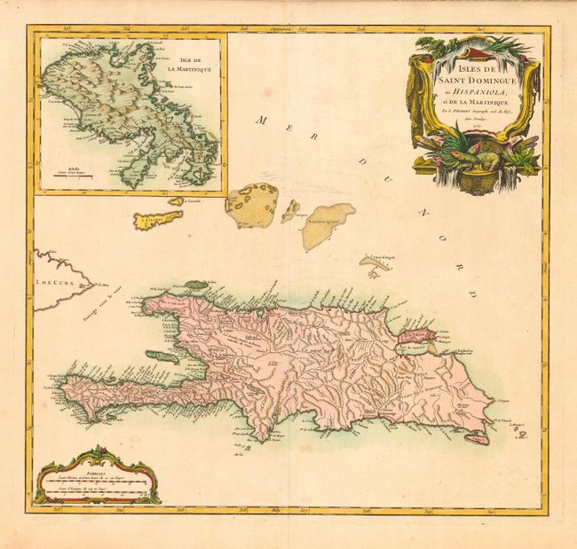 Isles de Saint Domingue ou Hispaniola, et de la Martinique