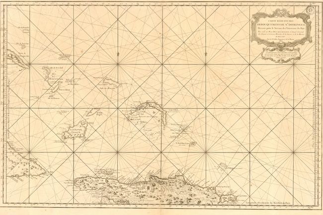 Carte Reduite des Debouquemens de St. Domingue