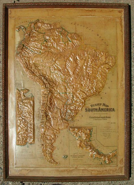 Relief Map of South America