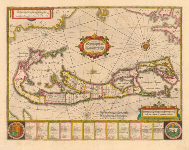 Mappa Aestivarum Insularum alias Barmudas dictarum