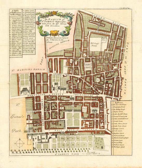 The Parish of St. James's Westminster: taken from the last Survey, with Corrections