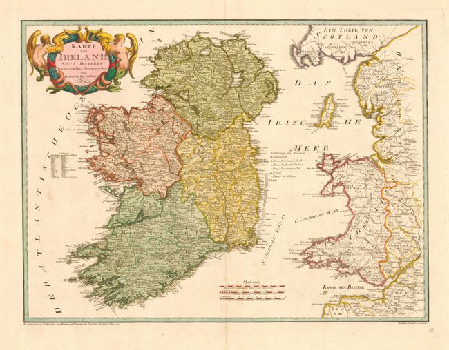 Karte von Ireland nach Jefferys Neu verzeichnet herausgegeben