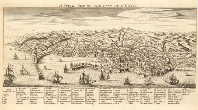 A South View of the City of Genoa