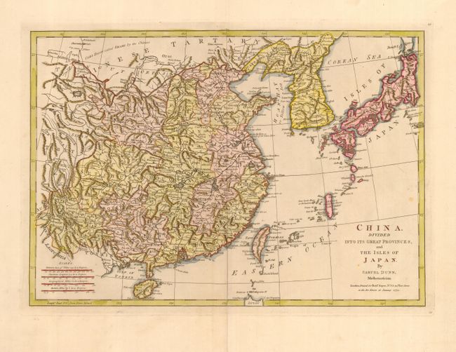 China, Divided into its Great Provinces, and the Isles of Japan