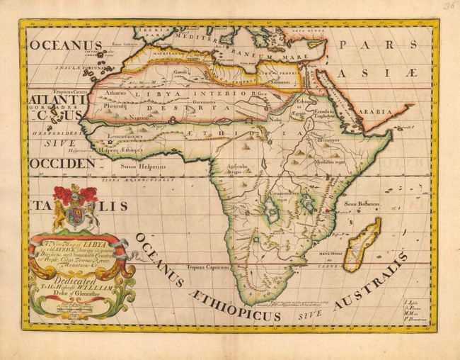 A New Map of Libya or old Africk  Shewing its general Divisions, most remarkable Countries or People, Cities, Townes, Rivers, Mountains, &c.
