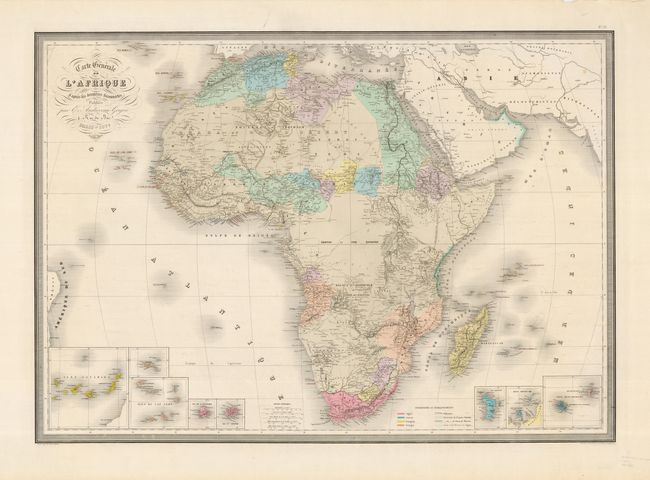 Carte Generale de l'Afrique d'apres les dernieres decouvertes
