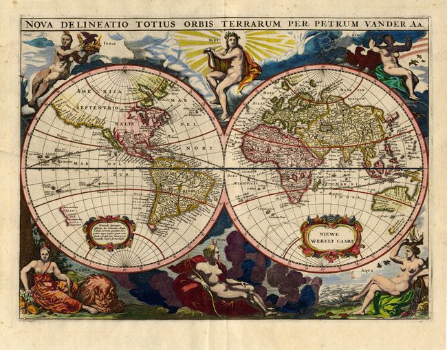 Nova Delineatio Totius Orbis Terrarum Per Petrum Vander Aa