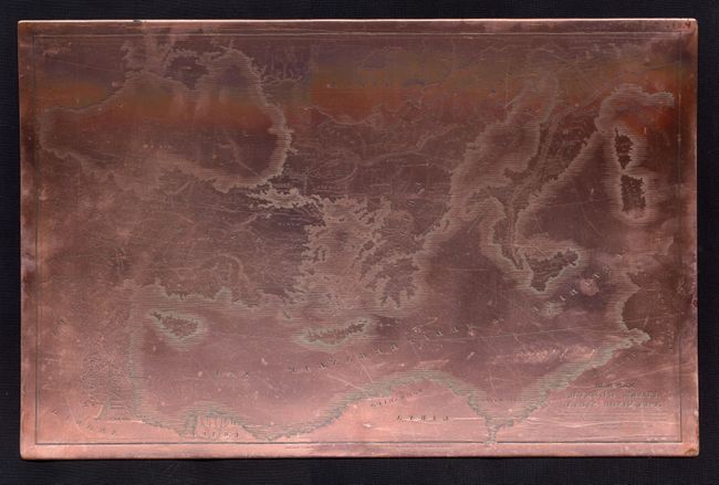 [Copper Printing Plate] Map No. III Italy, Greece, Asia Minor, Syria