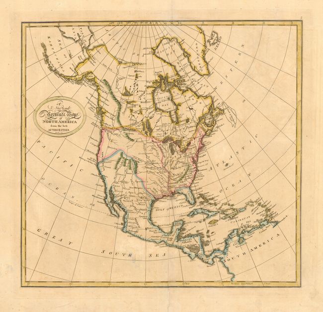 A New and Accurate Map of North America from the best Authorities