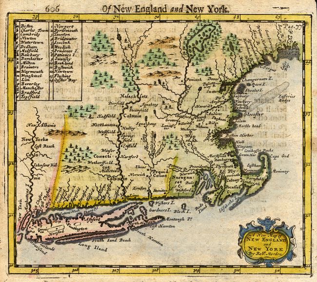 A New Map of New England and New York