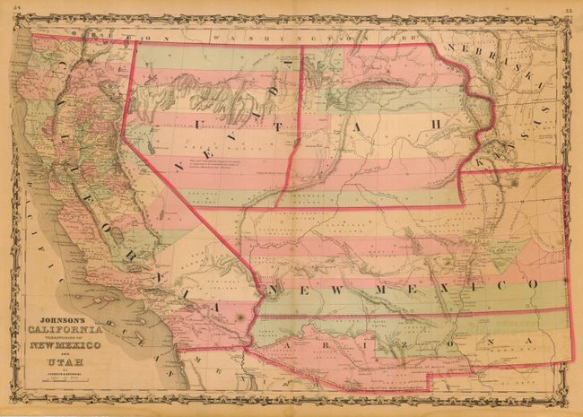 Johnson's California Territories of New Mexico and Utah