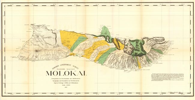 Molokai, Hawaiian Government Survey