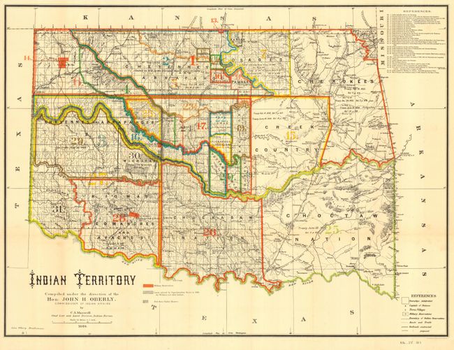 Indian Territory Compiled under the direction of Hon: John H. Oberly