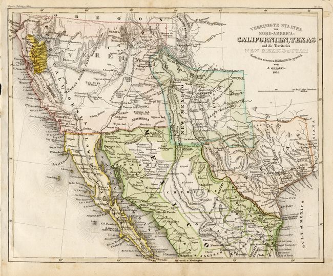 Vereinigte Staaten von Nord-America:  Californien, Texas und die Territorien New Mexico u. Utah