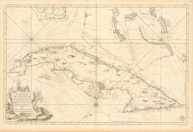 Carte Reduite de L'Isle de Cube Dressee au Depot des Cartes et Plans de la Marine, pour le Service des Vaisseaux du Roy par Ordre de Mle. Duc de Choiseul