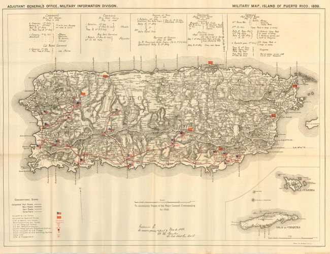 Military Map, Island of Puerto Rico