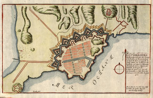 Gothebourg Ville Forte port de Mer sur l'Ocean de la Province de Westro-Gotland au nord de destroit appelle le Sond.