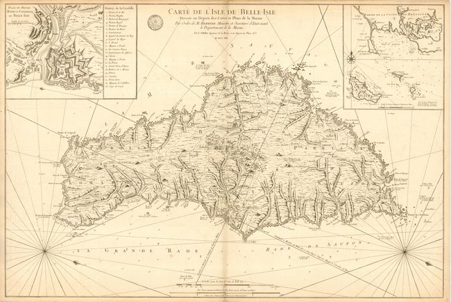Carte de L'Isle de Belle-Isle