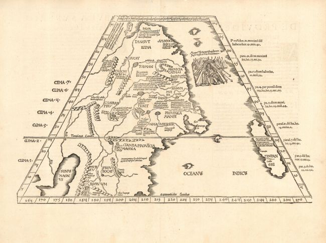 Tabula Superioris Indiae & Tartariae maioris [Title on Verso]