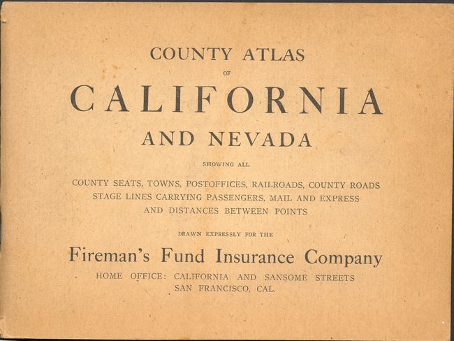 County Atlas of California and Nevada