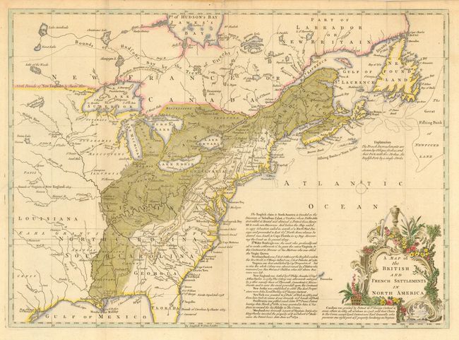 A Map of the British and French Settlements in North America