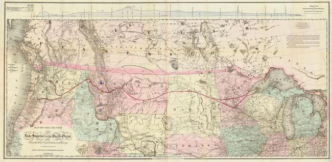 Map of the Country from Lake Superior to the Pacific Ocean. From the latest Explorations and Surveys to accompany the Report of Edwin F. Johnson Chf. Engr. Northern Pacific R.R.