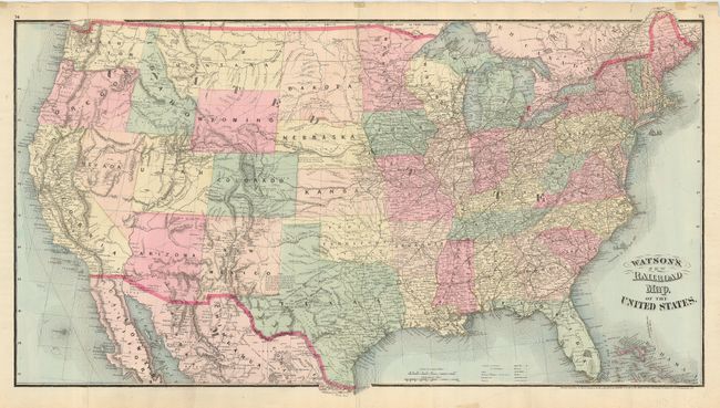 Watson's New Railroad Map, of the United States