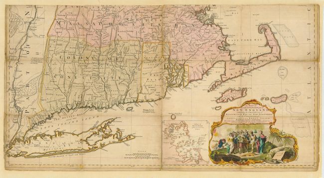 A Map of the Most Inhabited part of New England containing the Provinces of Massachusetts Bay and New Hampshire with the Colonies of Connecticut and Rhode Island Divided into Counties and Townships
