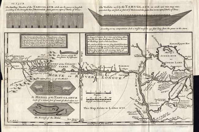 A Map of Long River and of some others that fall into that small part of ye Great River of Mississippi which is here laid down